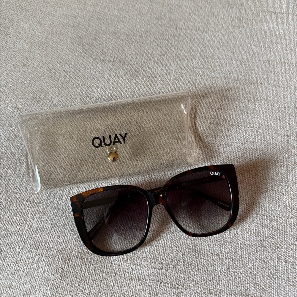 Quay Tortoise Shell Sunglasses